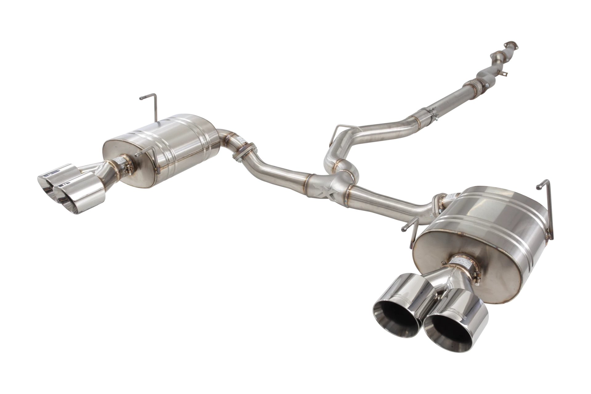 XFORCE VAREX - SISTEMA CAT-BACK STREET DA 3", ACCIAIO INOSSIDABILE 304 PER SUBARU WRX STI VB SEDAN 2022+ - immagine 4