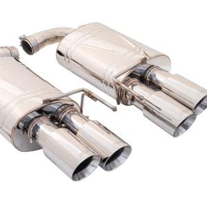 XFORCE VAREX - SISTEMA AXLE-BACK DA 3" CON SILENZIATORI OVALI E TERMINALI QUADRUPLI, ACCIAIO INOSSIDABILE 304