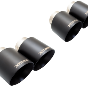 XFORCE VAREX - TERMINALI NERI OPACHI DA 4"
