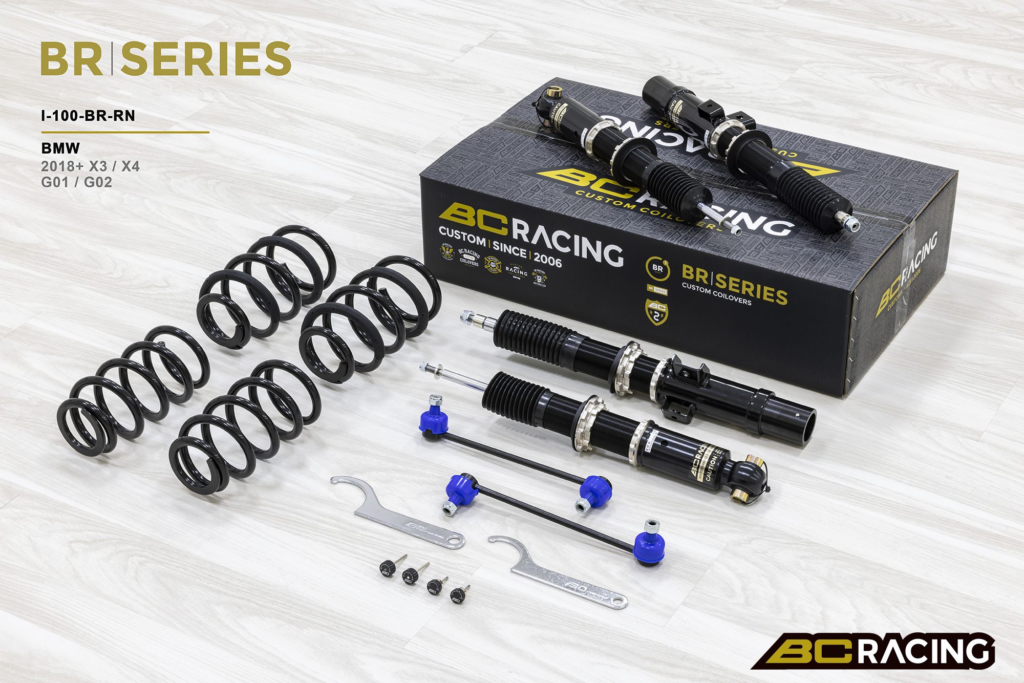 BC RACING - COILOVER BR REGOLABILE BMW X4 G02