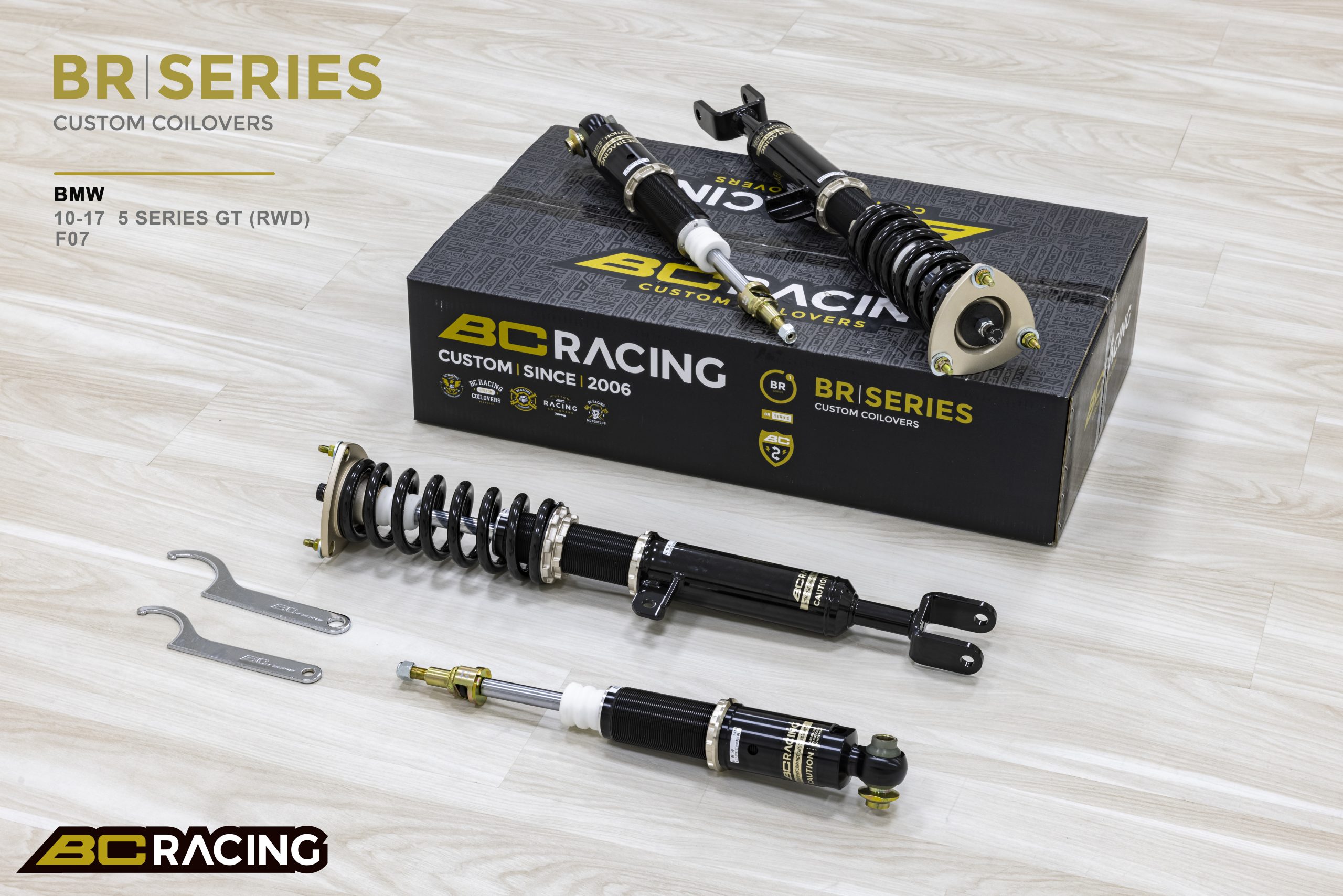 BC RACING - COILOVER BR REGOLABILE BMW SERIE 5 F07