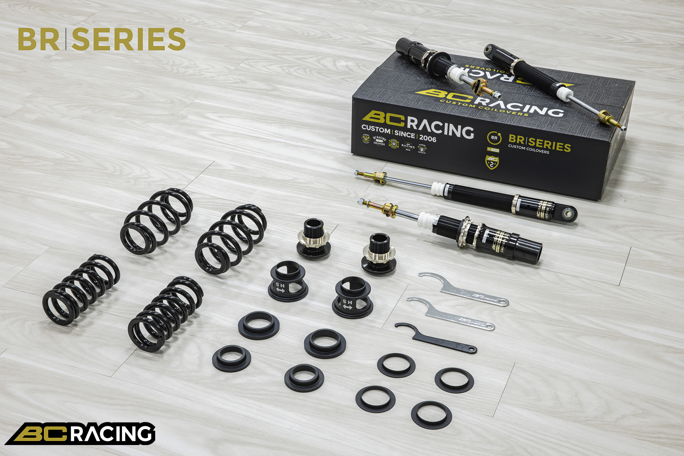 BC RACING - COILOVER BR REGOLABILE AUDI A6 C7 SEDAN 2WD / AWD