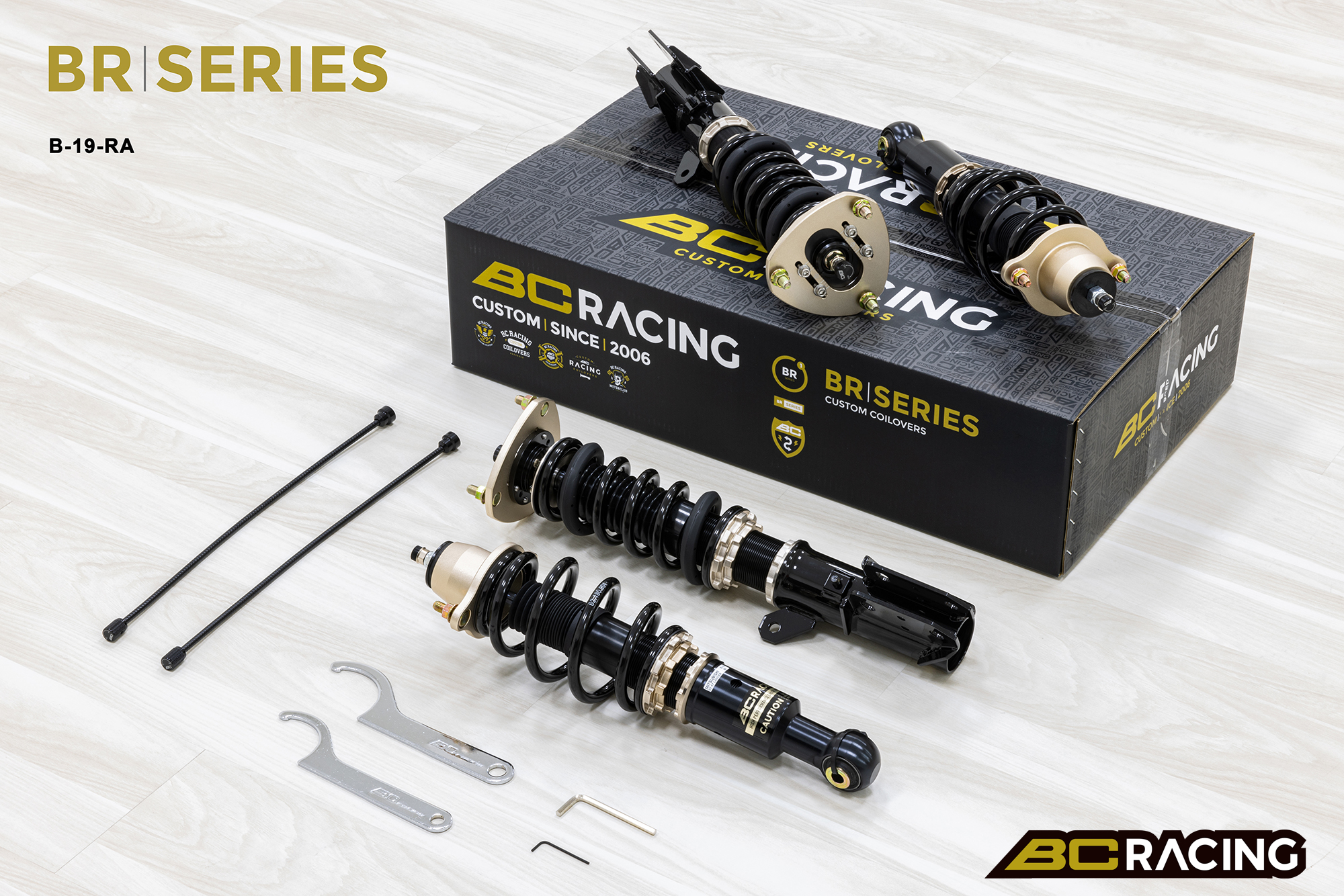 BC RACING - COILOVER BR REGOLABILE MITSUBISHI LANCER CY4A 07-17