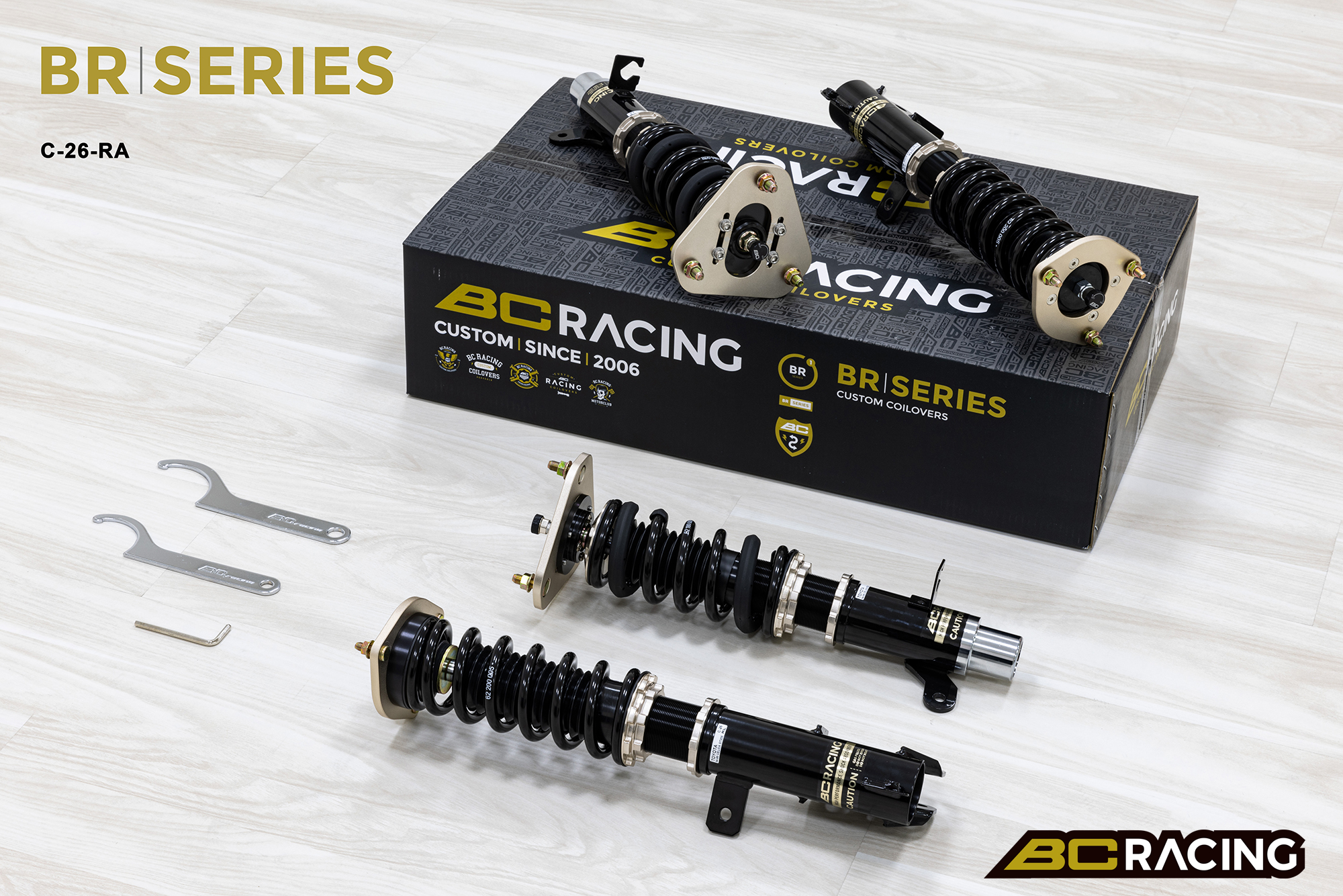 BC RACING - COILOVER BR REGOLABILE TOYOTA CELICA ST205 SUPERSTRUT WELD IN 94-99
