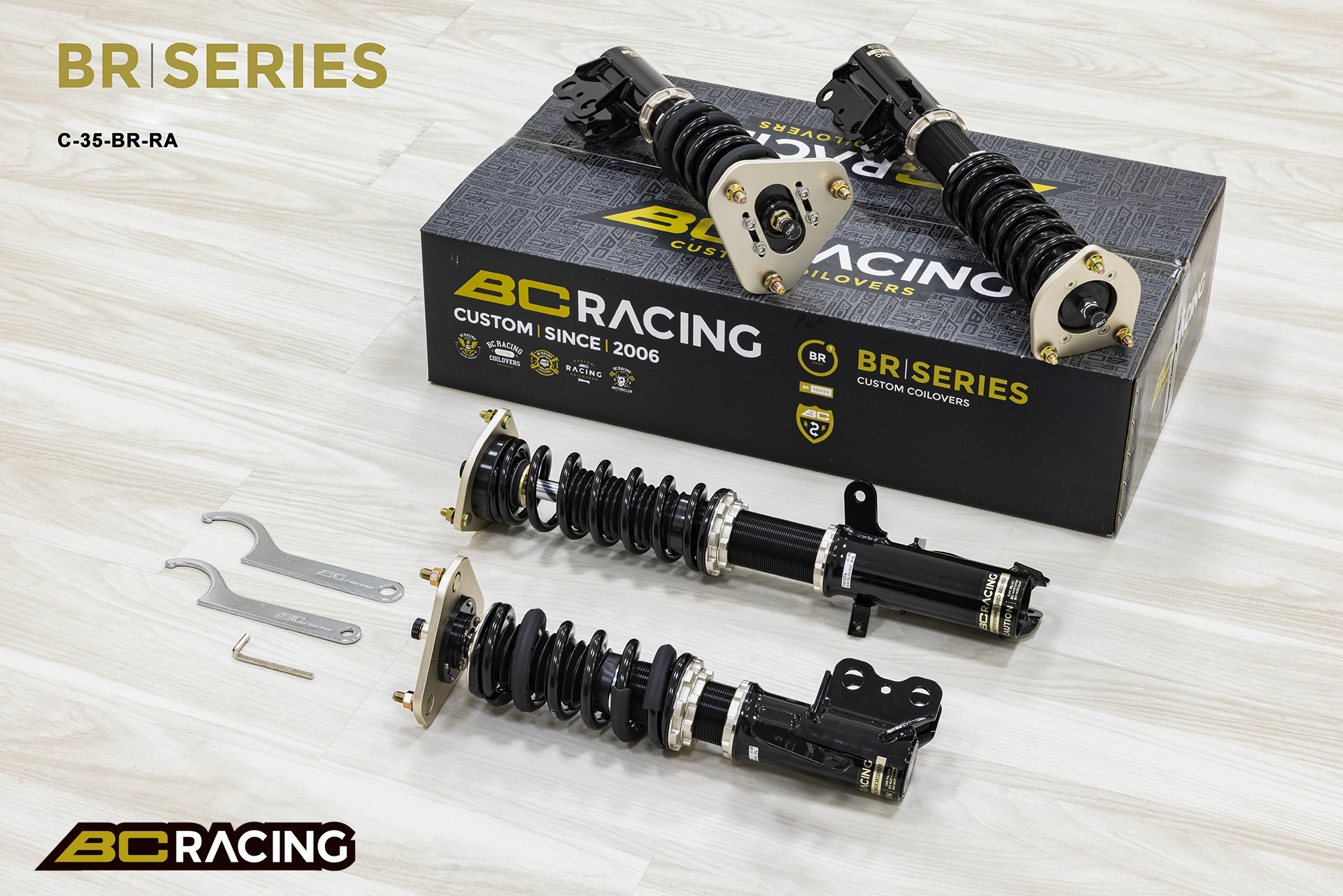 BC RACING - COILOVER BR REGOLABILE TOYOTA CELICA FWD ST183 90-93
