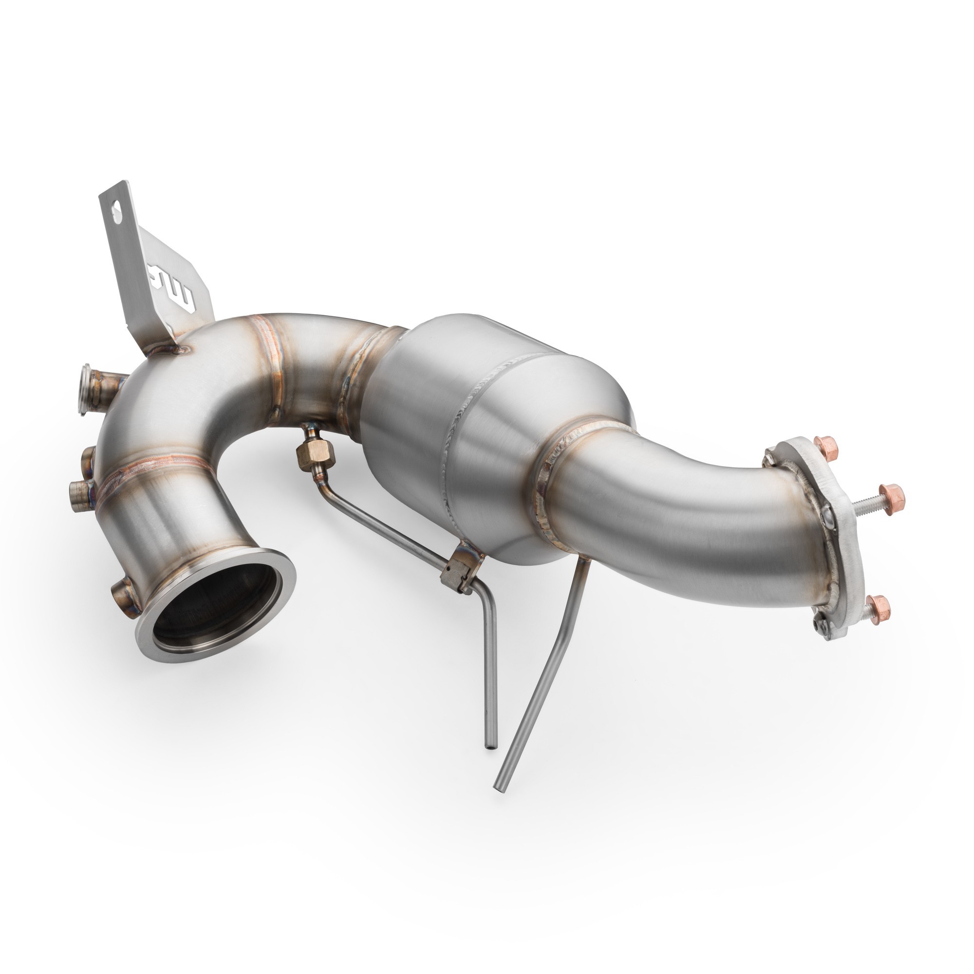 RM MOTORS - DOWNPIPE AUDI A7 Sportback / A4 S4 / AVANT QUATTRO + SCUDO TERMICO - immagine 4