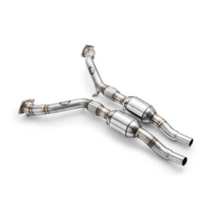 RM MOTORS - DOWNPIPE AUDI A6 S6 Allroad C5 S4 RS4 B5 2.7 T + SILENZIATORE