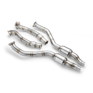 RM MOTORS - DOWNPIPE AUDI S6 S7 RS6 RS7 C7 4G 4.0 TFSI + CATALIZZATORE