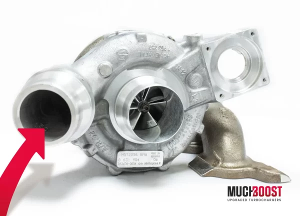 MUCHBOOST - TURBOCOMPRESSORE UPGRADE B48B20B/B46B20B 2.0T GARRET HYBRID TURBO TOYOTA SUPRA MK5 / BMW M135I F40 / M235I F44 / 330I G20 / 530I G30 / 630I G32 / MINI COUNTRYMAN F60