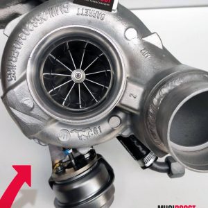 MUCHBOOST - TURBOCOMPPRESSORE UPGRADE BILLET WHEEL GTB2871VK HYBRID TURBO VACUUM CONVERTED 1.9 / 2.0 TDI