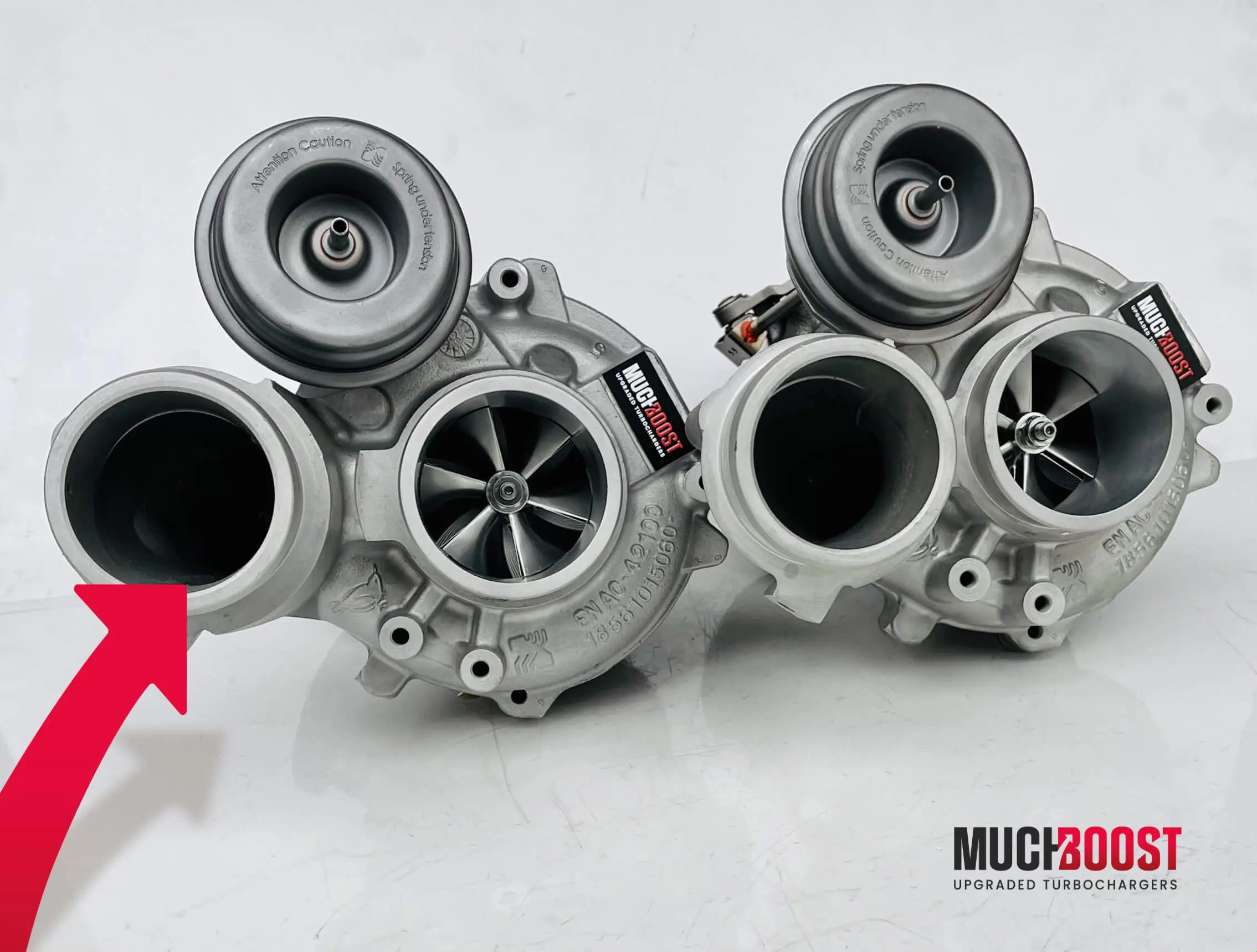 MUCHBOOST - TURBOCOMPRESSORE UPGRADE M177 4.0 BI-TURBO ASTON MARTIN DB11 / VANTAGE / MERCEDES C63 / C63S / AMG GT / AMG GT / E63 / G500