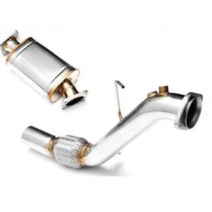 RM MOTORS - DOWNPIPE BMW E60 E61 525d 530d M57N + SILENZIATORE