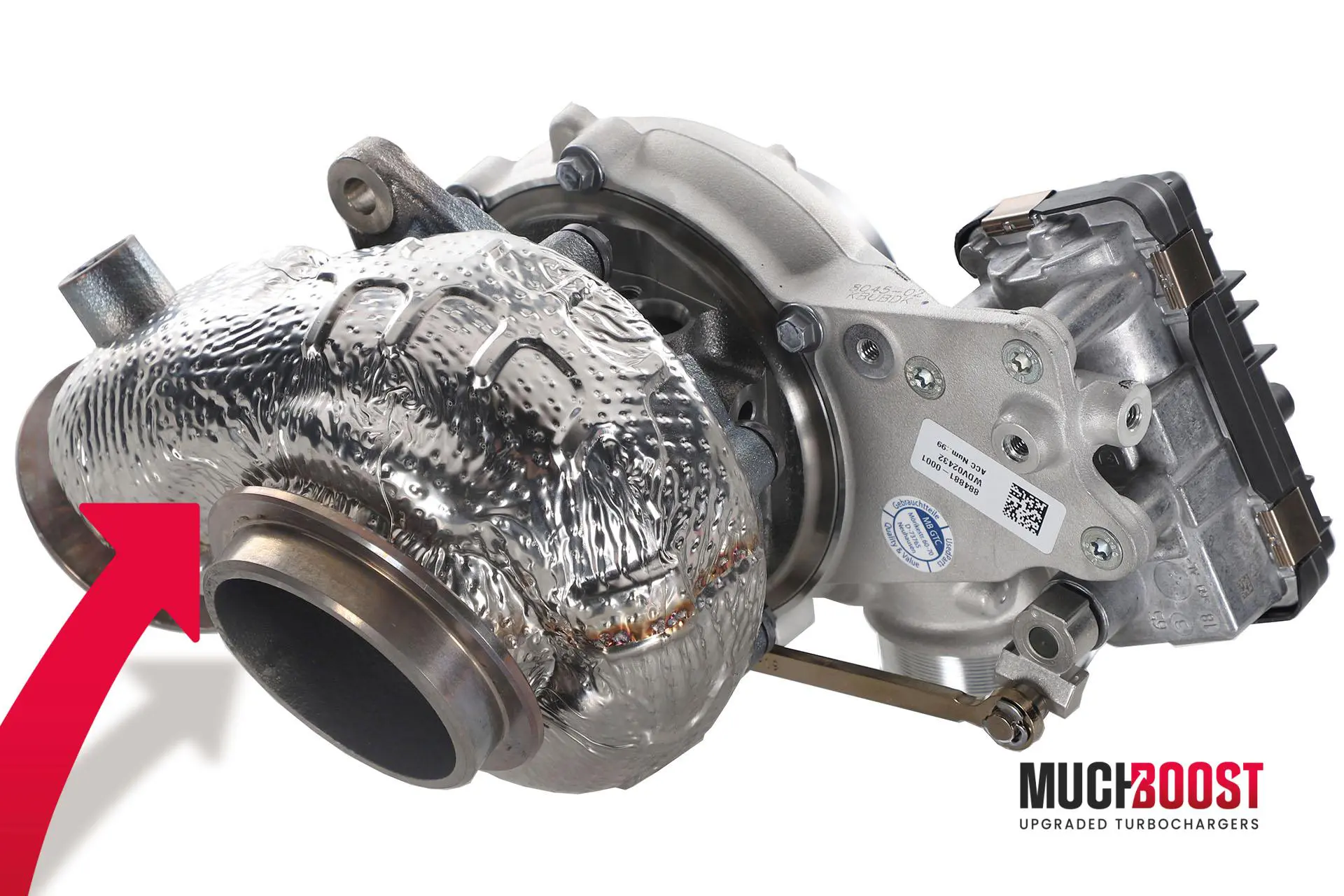 MUCHBOOST - TURBOCOMPRESSORE UPGRADE OM654 2.0D CLASSE A 220D / CLASSE E W213 / CLASSE C W205 / CLS 220D C257 / GLC 300D X253