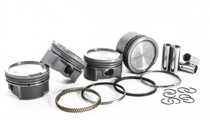 BAR-TEK FORGED PISTON SET MAHLE FORD FOCUS RS MK3 2.3L 16V