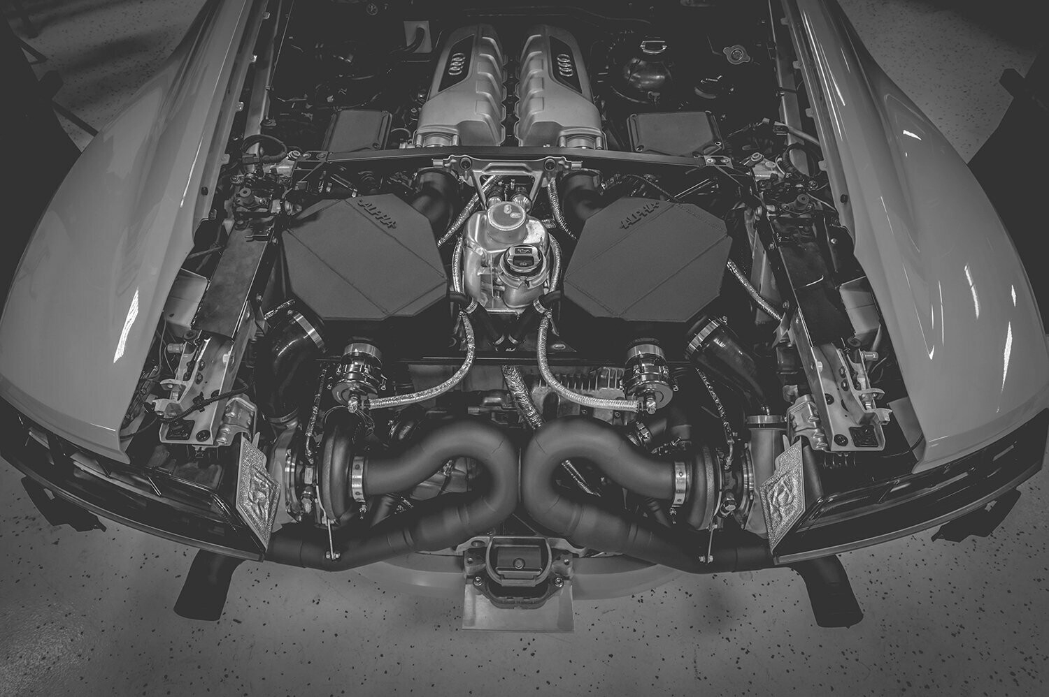 BAR-TEK TWIN TURBO KIT AMS AUDI R8 GEN.2 & LAMBORGHINI HURACAN V10 5.2L FSI