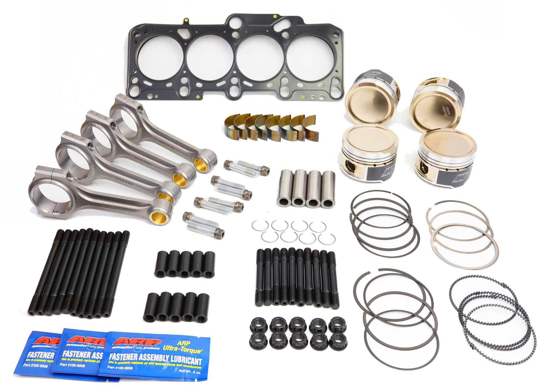 BAR-TEK FORGED PISTONS & STEEL CONNECTINGROD HIGH BOOST ULTI KIT 1.8T 20V