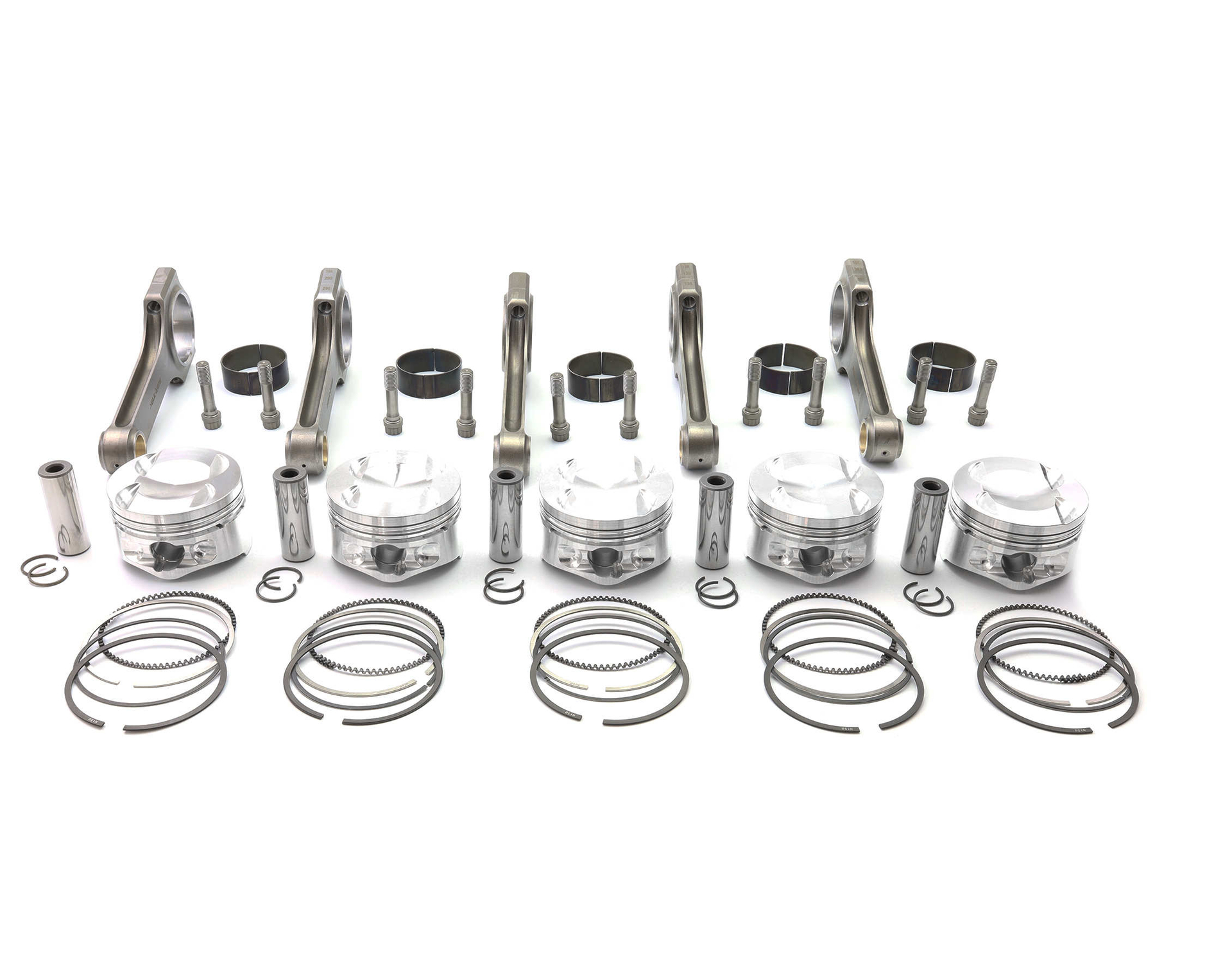 BAR-TEK FORGED PISTONS & STEEL CONNECTING ROD SET FORD FOCUS RS MK2 2.5L 20V