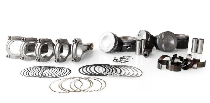 BAR-TEK FORGED PISTONS - & STEEL CONNECTING ROD SET 2.5L TFSI