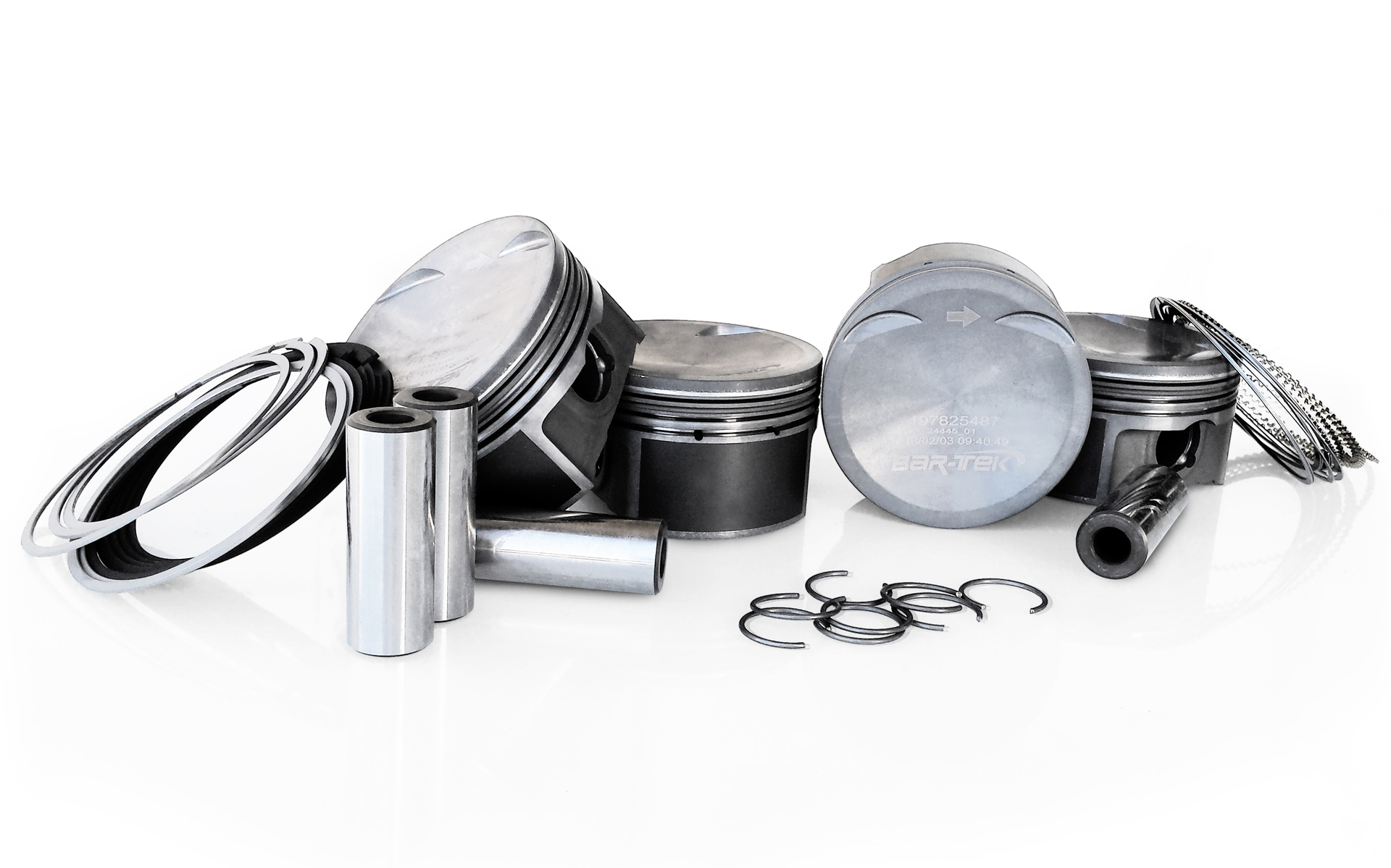 BAR-TEK FORGED PISTONS -SET MAHLE 2.0 TSI EA888
