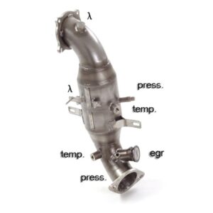 RAGAZZON - DOWNPIPE KAT + ELIMINAZIONE FAP - Alfa Romeo Giulia 952 2.0 Turbo Q4 Veloce (206kW) e Stelvio 2.0 Turbo Q4 (206kW)