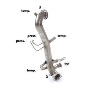 RAGAZZON - DOWNPIPE SKAT + ELIMINAZIONE FAP - GIULIETTA 1.6JTDM2, FIAT TIPO 1.6MJT (88kW)