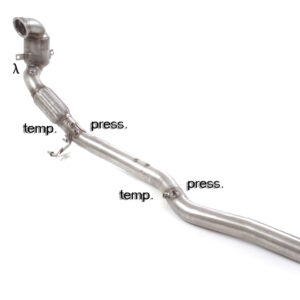 RAGAZZON - DOWNPIPE KAT + ELIMINAZIONE FILTRO OPF/GPF - AUDI TT 8S - COUPE’ QUATTRO 45TFSI (180kW) 12/2018>