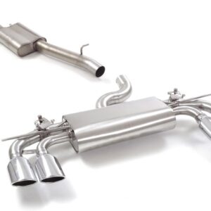 RAGAZZON - CENTRALE SILENZIATO + TERMINALE - AUDI S3 8V - 2.0TFSI (221kW-228kW) e VW T-Roc 2.0 TSI (221kW)