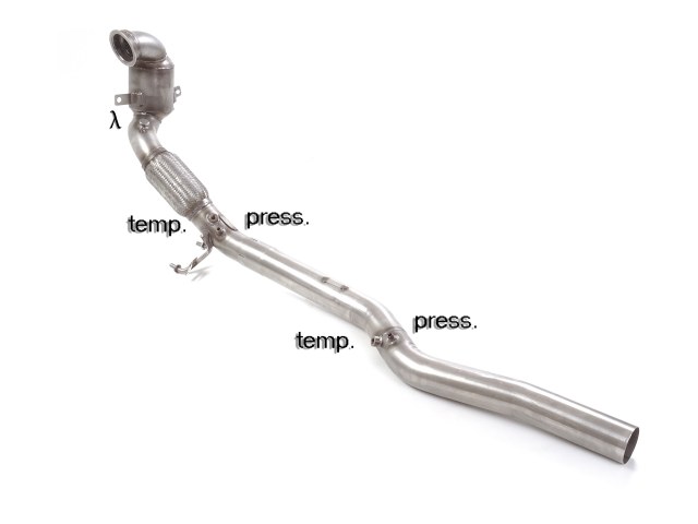 RAGAZZON - DOWNPIPE KAT + ELIMINAZIONE FILTRO OPF/GPF - Audi SQ2 GA - 2.0TFSI (221kW) e S3 8V 2.0TFSI (221kW)