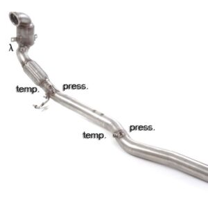 RAGAZZON - DOWNPIPE KAT + ELIMINAZIONE FILTRO OPF/GPF - AUDI TT 8S - COUPE’ QUATTRO 45TFSI (180kW) 12/2018>