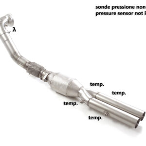 RAGAZZON - DOWNPIPE KAT + ELIMINAZIONE FAP Audi RS3 8V/8Y, TTRS 8S, RSQ3 F3 e Cupra Formentor KM