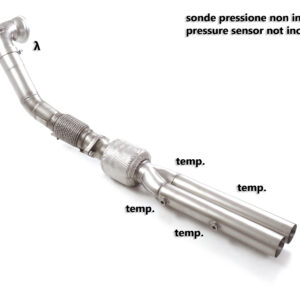 RAGAZZON - DOWNPIPE SKAT + ELIMINAZIONE FAP Audi RS3 8V/8Y, TTRS 8S, RSQ3 F3 e Cupra Formentor KM