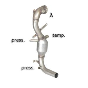RAGAZZON - DOWNPIPE KAT + ELIMINAZIONE FAP MITO 955 1.3 JTDm (70kW), Fiat punto EVO, Panda