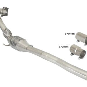 RAGAZZON - DOWNPIPE KAT - AUDI S3 8P 2.0TFSI (195kW) e VW Golf Mk6 2.0TSI (199kW)