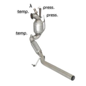 RAGAZZON - DOWNPIPE KAT + ELIMINAZIONE FAP - Audi A1 8X/Seat Ibiza Mk4 1.6TDi DPF (66/77kW), Skoda Fabia 5J 1.6TDi (55/66/77kW) e VW Polo Mk5 1.6TDi (66kW)
