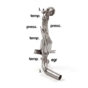 RAGAZZON - DOWNPIPE KAT + ELIMINAZIONE FAP - Mito 955 1.3JTDm (70kW), Fiat Panda/500 1.3 Multijet (70kW) e Opel Corsa E 1,3CDti (70kW)