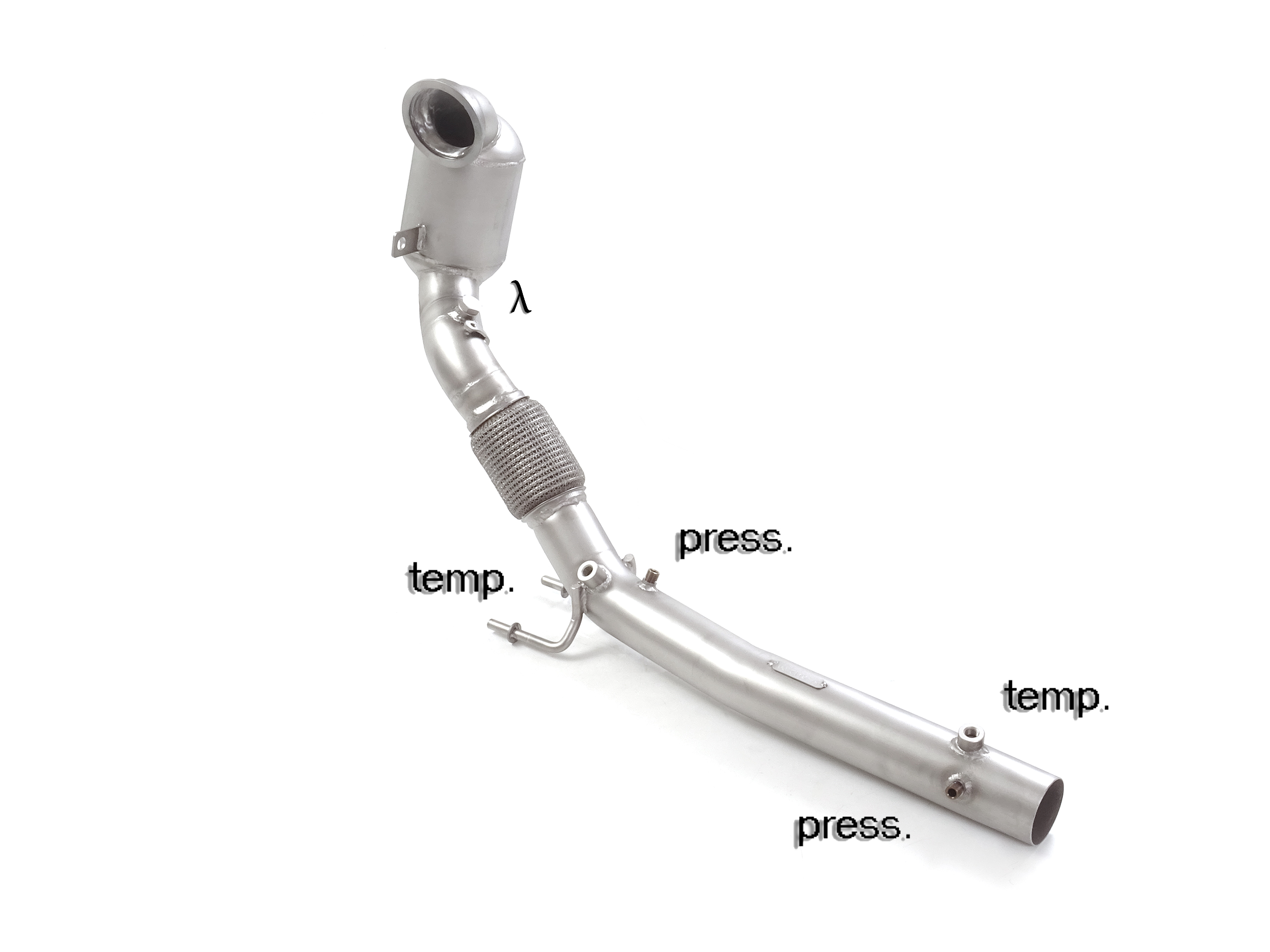 RAGAZZON - DOWNPIPE KAT + ELIMINAZIONE FILTRO OPF/GPF - AUDI A1 GB - 40TFSI (147kW) 2018>2020