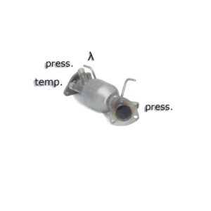 RAGAZZON - DOWNPIPE KAT PER ELIMINAZIONE FAP - AUDI A6 C6 - 2.0TDi (103kW) 2004>2008