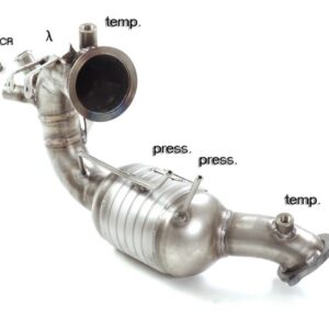 RAGAZZON - DOWNPIPE KAT + ELIMINAZIONE FAP - Audi A6 C7/Audi A7 4G - 3.0TDi V6 (160/200kW)