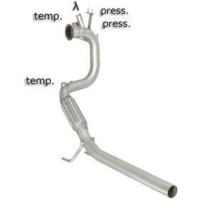 RAGAZZON - DOWNPIPE SKAT + ELIMINAZIONE FAP Audi A1 8X, Seat Ibiza Mk4, Skoda Fabia 5J  1.6TDi (66/77kW) e VW polo Mk5 1.6TDi (66kW)