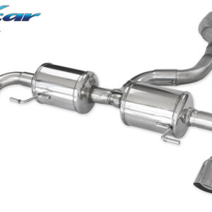 INOX CAR - POSTERIORE CON USCITA 2 X DIAM.80 RACING DX+SX AUDI A1 / S1 8X 2.0 TFSI (231cv) QUATTRO SPORTBACK 2014