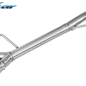 INOX CAR -  POSTERIORE SENZA SILENZIATORE CON USCITA 2 X DIAM. 80 RACING ALFA ROMEO MITO 1.4 TB QUADRIFOGLIO VERDE (170CV) 2009