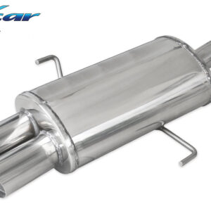 INOX CAR - POSTERIORE CON USCITA 2 X DIAM.80 RACING ALFA ROMEO 156 3.2 GTA (250CV) 2002
