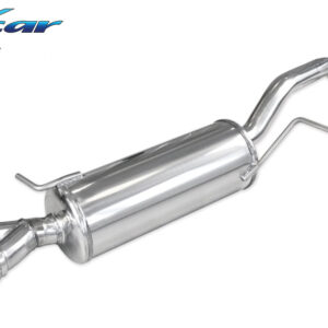 INOX CAR - POSTERIORE CON USCITA 2 X DIAM.80 RACING AUDI A1 / S1 8X 1.4 TURBO (122CV) 2011