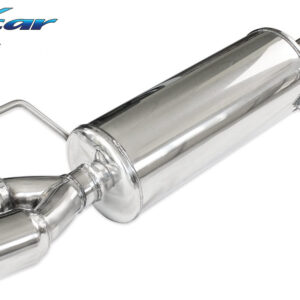 INOX CAR - POSTERIORE CON USCITA 2 X DIAM. 80 RACING ALFA ROMEO MITO 1.4I (79CV) 2008–2012 (DIAM. 45)