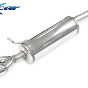 INOX CAR - POSTERIORE SILENZIATO CON USCITA 2 X DIAM.70 RACING AUDI A1 GB 35TFSI 1.5T (150CV) SPORTBACK 2018