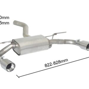 RAGAZZON - TERMINALE - BMW Serie3 F30-F31-F34-F35 E Serie4 F32-F33-F36