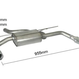 RAGAZZON - TERMINALE -  BMW 3 – F30 (316D/318D-xDrive/320D-xDrive), F31 (320D-xDrive) e BMW 4 F32 (420D-xDrive)