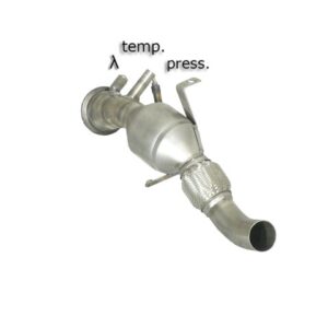 RAGAZZON - DOWNPIPE KAT + ELIMINAZIONE FAP - BMW SERIE 3 – E90/E91/E92, Serie 5 E60/E61, X6 E71, X3 E83, X5 E70
