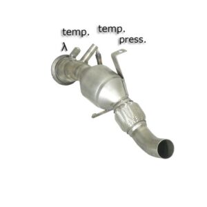 RAGAZZON - DOWNPIPE KAT + ELIMINAZIONE FAP - BMW SERIE 3 – E90/E91/E92, X6 E71, X5 E70