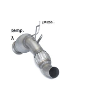 RAGAZZON - DOWNPIPE KAT + ELIMINAZIONE FAP - BMW Serie 3 E90/E91/E92, Serie 5 F10/F11, X5 E70 e X6 E71